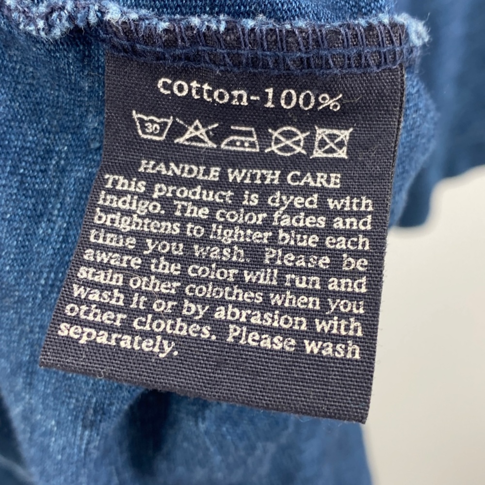 Vintage R by 45rpm Indigo Tee - Picture 5 of 5